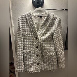 Ann Taylor Womens Tweed Blazer/Jacket